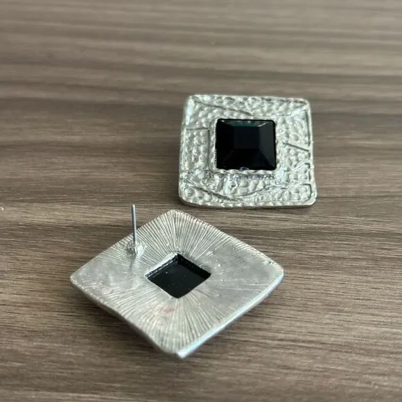 Elegant Square Earrings Q849 - Picture 5 of 6